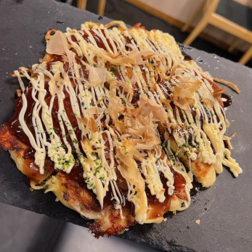 A wide variety of okonomiyaki!