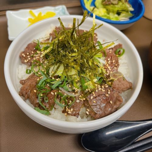 上ハラミ丼定食