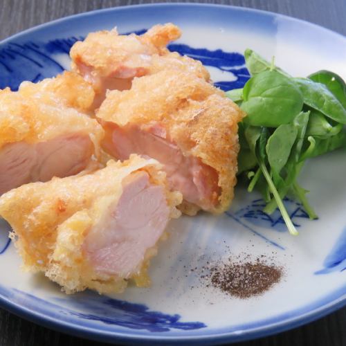 美桜鶏唐揚げ　アールグレイ紅茶塩