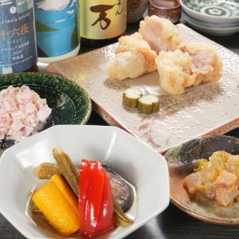 はなおかコース＜1日1組限定＞＊天ぷら・お造り・茶碗蒸し・魚・肉料理など大満足の11品