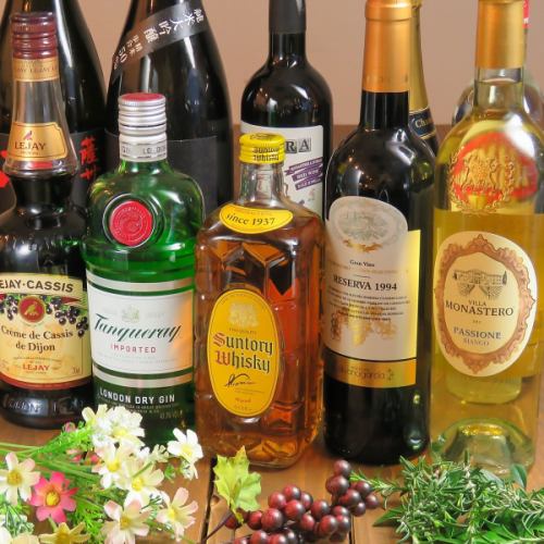 自家製料理に合うお酒も豊富♪