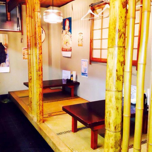 お座敷がメインの店内。