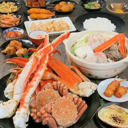接待などに◎【会席コース】特大たらば蟹・本ずわい蟹・北海道産毛蟹コース◇16478円(税込)