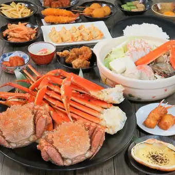 【会席コース】本ずわい蟹・北海道産毛蟹コース◇14278円(税込)