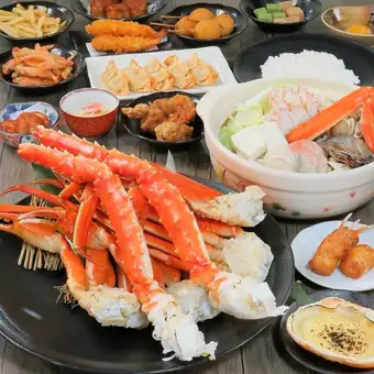 【会席コース】特大たらば蟹・本ずわい蟹コース◇15378円(税込)