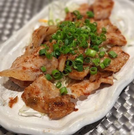 Fatty pork with plum paste