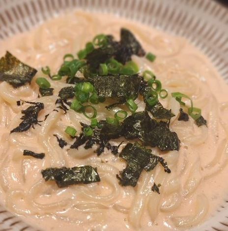 Mentaiko cream udon