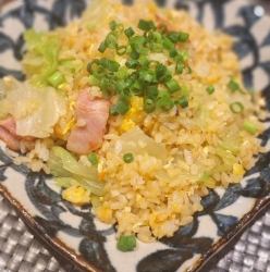 Lettuce fried rice