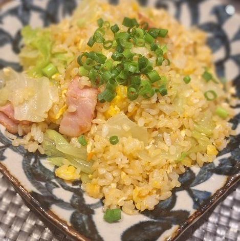 Lettuce fried rice