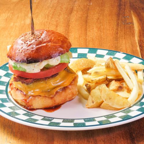 BBQチーズバーガー