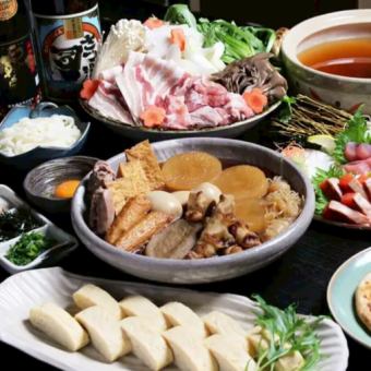 【静岡満喫】全7品＋2時間飲み放題付き　4000円(税込)