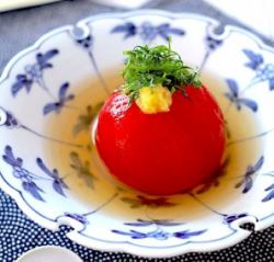 自制番茄用肉汤腌制