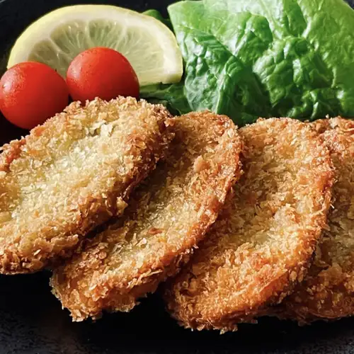 黑鱼饼薯条