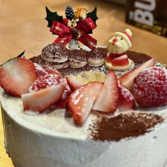 ★BIRTHDAY CAKE★またたび本格特製デザート!《ホールケーキ》でサプライズ♪