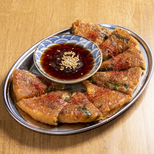 ニラキムチチヂミ