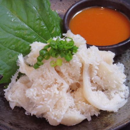 Raw sashimi white senmai