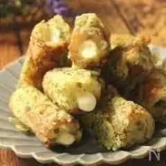 チーズちくわの磯部揚げ