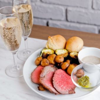 ★午餐★無限暢飲午餐| 15種+80種（含生啤酒）巴西烤肉無限量暢吃 ■2小時 5,478日元 → 4,500日元