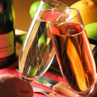 【プレミアム食べ飲み放題コース】シュラスコ20種類食べ放題&プレミアム飲み放題付き 8250円
