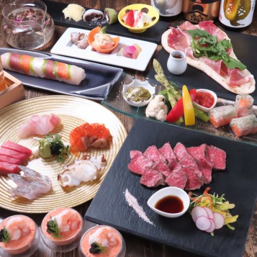 ＜お料理のみ＞今宵は贅沢に【和を楽しむ大人女子会コース】12品5500円（税込）