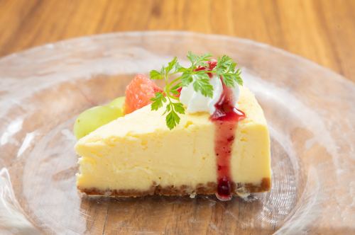 Parmigiano flavored cheesecake