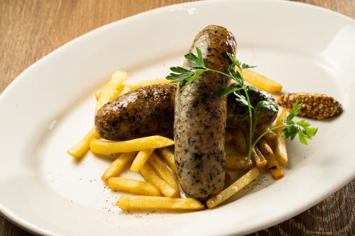 Oven-baked homemade sausage with herbs (2 pieces)