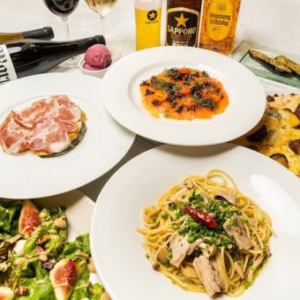 10/1~11/30◎New chef! 3.0 hours of all-you-can-drink included□Simple course 7,000 yen