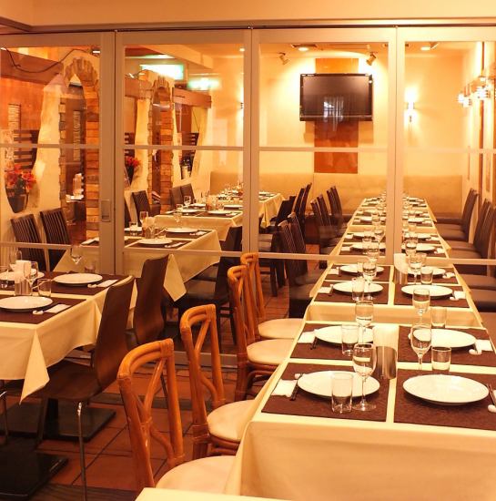 We can also accommodate private parties for groups of 40 or more, and large parties of up to 70 people!