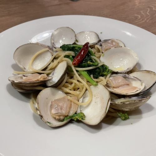 3/11~ [繩文美食] 繩文湯底意麵，配蛤蜊和千葉縣油菜花