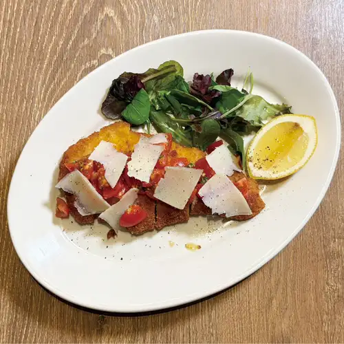 Milanese-style pork cutlet made with sweet potato-fed pork