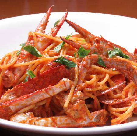 Blue crab spaghetti (single item)