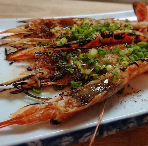 赤エビのうに焼き