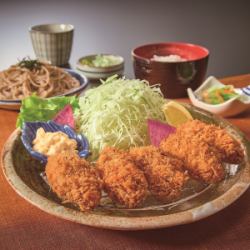 大粒かきフライ定食