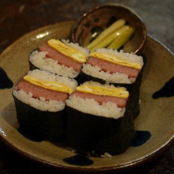 ポーク卵おにぎり