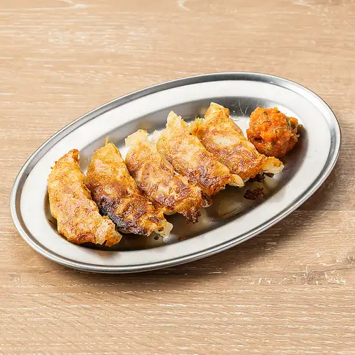 紫蘇和明太子餃子