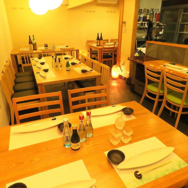 [The store can be reserved for 14 people or more] In a calm Japanese space that can accommodate up to 30 people, you can enjoy banquets, drinking parties, etc. without worrying about the surroundings.We have a large seat and we are trying to make you feel at ease, so please use it.