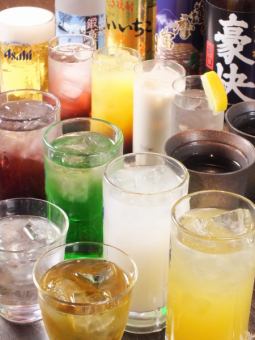 2時間単品飲み放題1480円(税込)