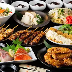 『福味コース』厚切り玉子焼きやチキン南蛮含8品 3時間飲み放題付 5000円⇒4000円