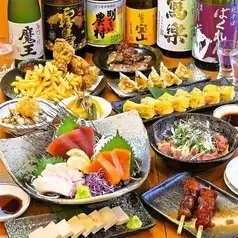 『博多満喫コース』黒豚一口鉄板餃子やせせりの鉄板焼き含9品 3時間飲み放題付 5500円⇒4500円