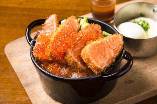 Famous salmon rare cutlet bowl
