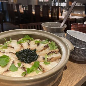 美酒佳肴コース【日本酒3種含む2.5h飲み放題付】桜鯛と生のり土鍋炊き込み御飯等全6品8,800円