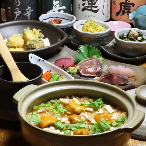 コースは日本酒飲み放題付