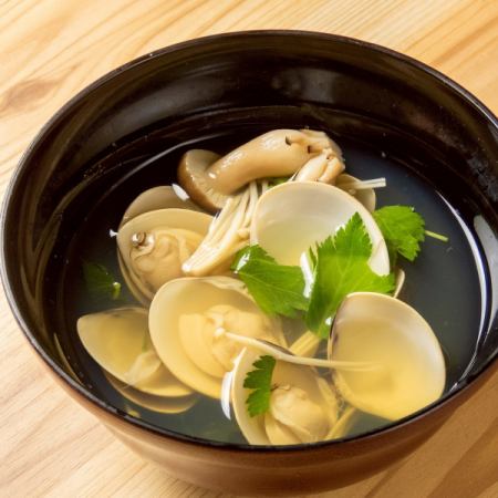 ハマグリ酒蒸し