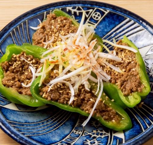 肉味噌ピーマン