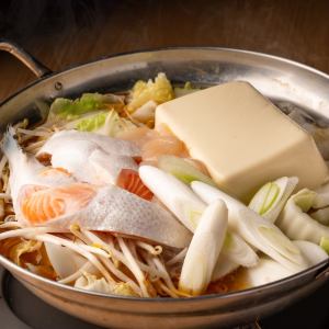 Tofu and Chinese cabbage seafood hotpot