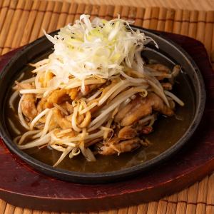 Grilled bean sprouts and chicken neck with Himari's special stamina sauce