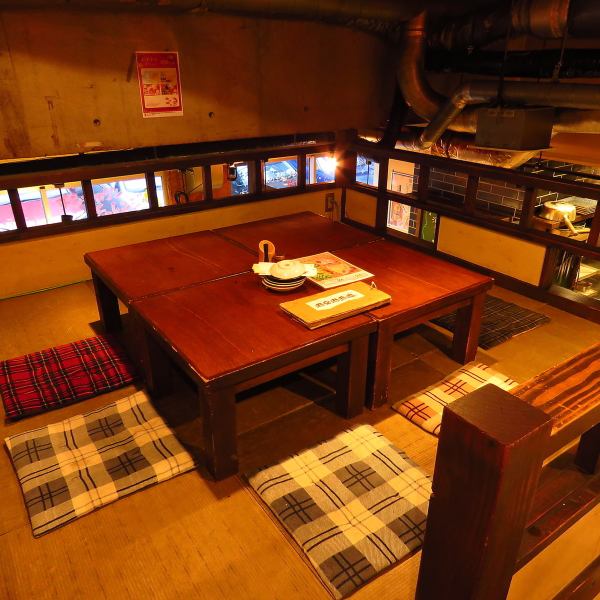 [Loft Seats] The extremely popular loft seats can be reserved for up to 10 people and used as a private room. Banquet courses are also available from 3,800 yen and include all-you-can-drink, so please use them for your banquet.