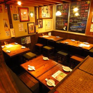 [Table] A banquet space where you can enjoy a banquet for up to 20 people ♪
