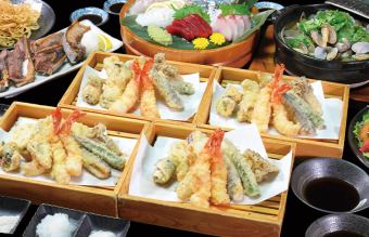 ★初夏の宴★【 天ぷら12種コース】★飲み放題付★
