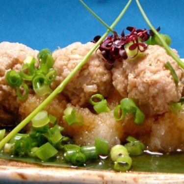 Nagoya cochin dumplings with grated ponzu sauce